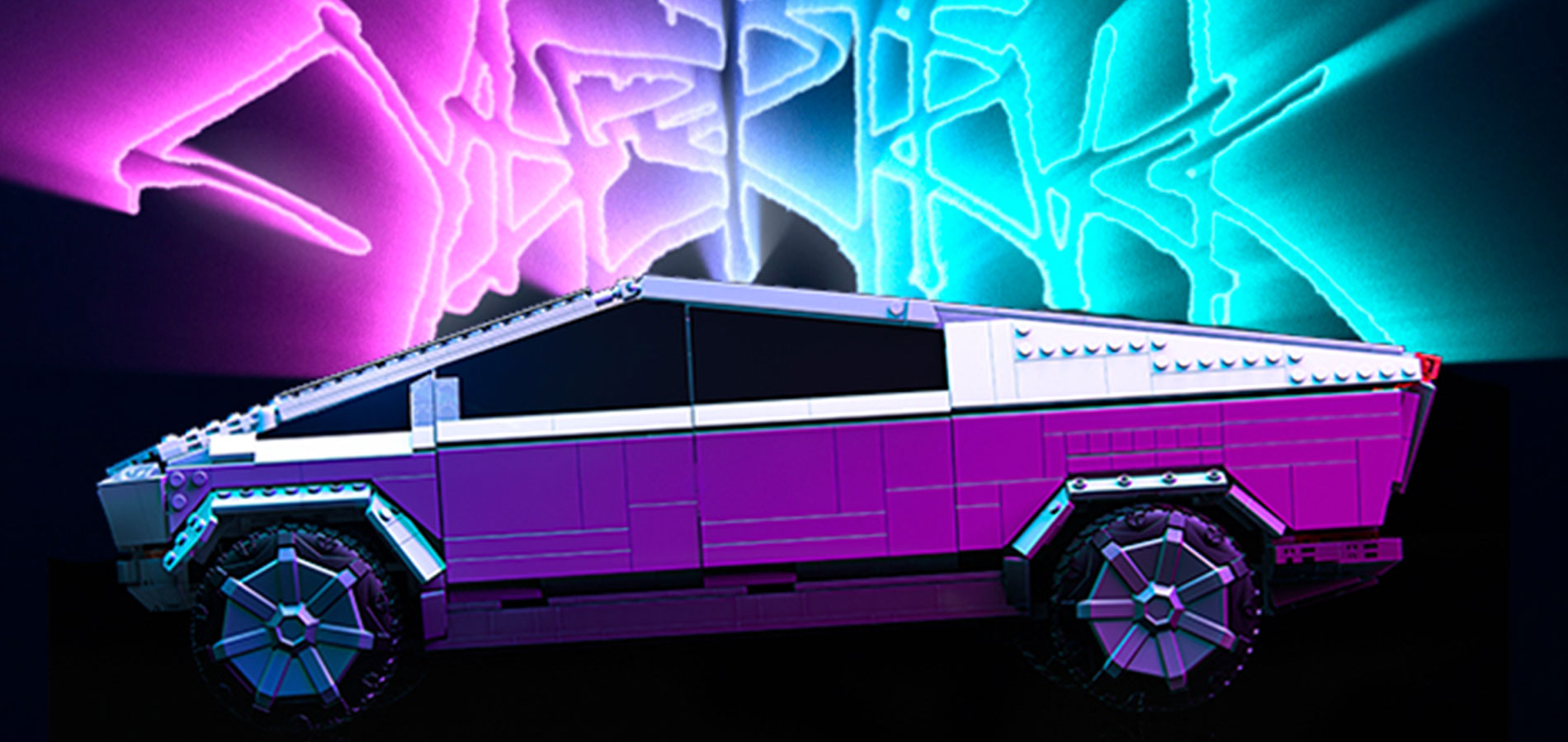 MEGA představuje první sestavitelný Cybertruck