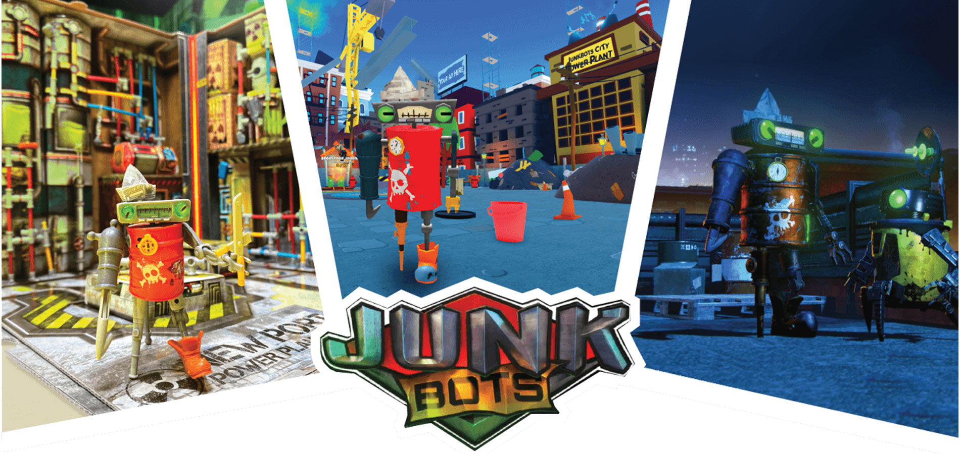 Sada Port Power Plant je snem stavitelů Junkbots
