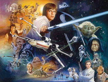 Kidicraft Star Wars puzzle s 3D efektem Prime