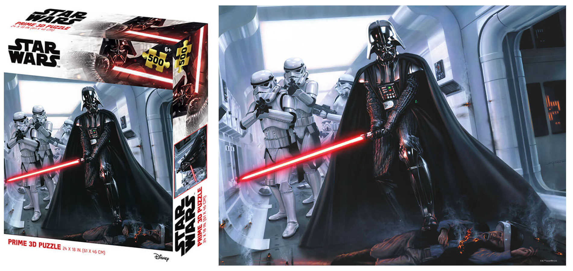 Kidicraft Star Wars puzzle s 3D efektem Prime