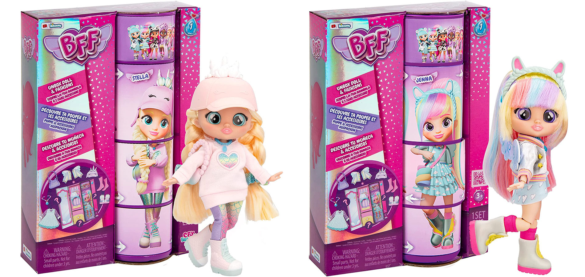 Představuje se BFF by Cry Babies, první módní panenková řada IMC Toys
