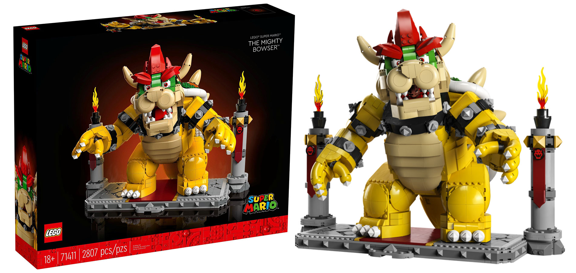 LEGO představil sadu A enormní Bowser Super Mario