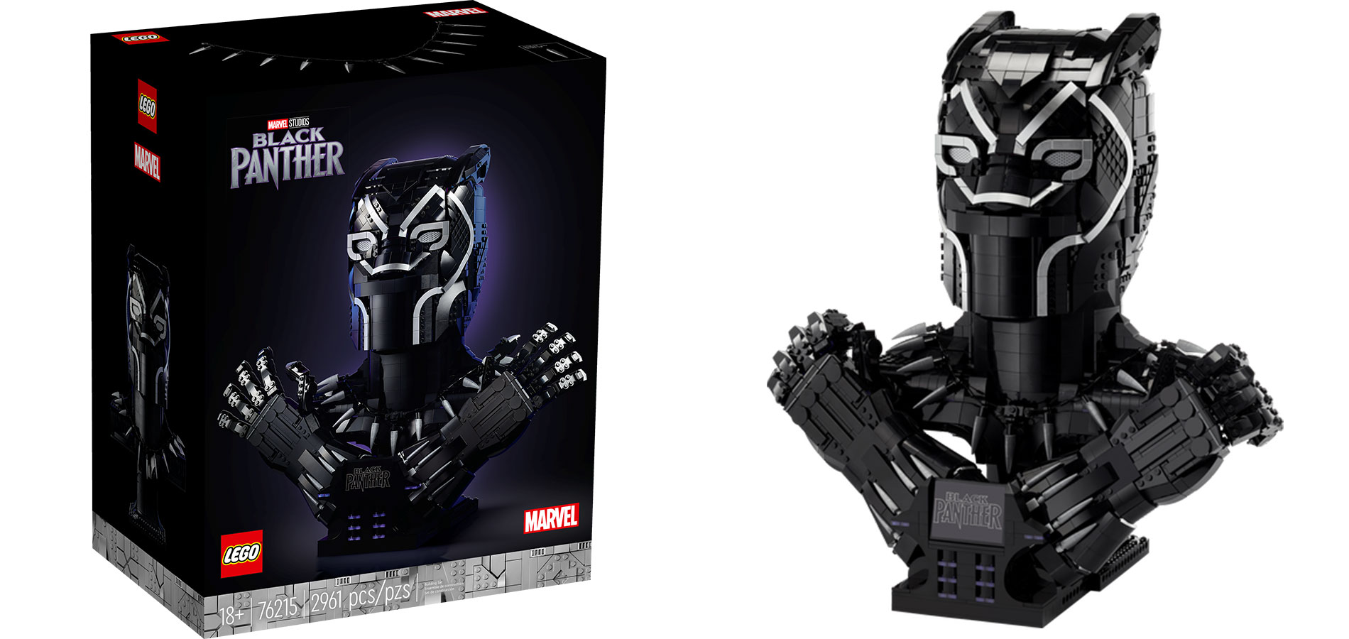 Řada LEGO Marvel se rozšíří o bustu Černého pantera