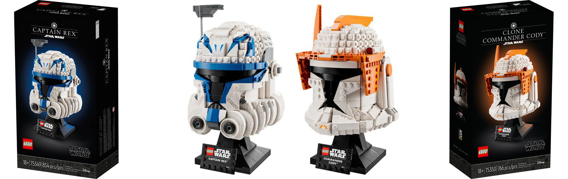 Nové LEGO Star Wars helmy k 20. výročí Clone Wars