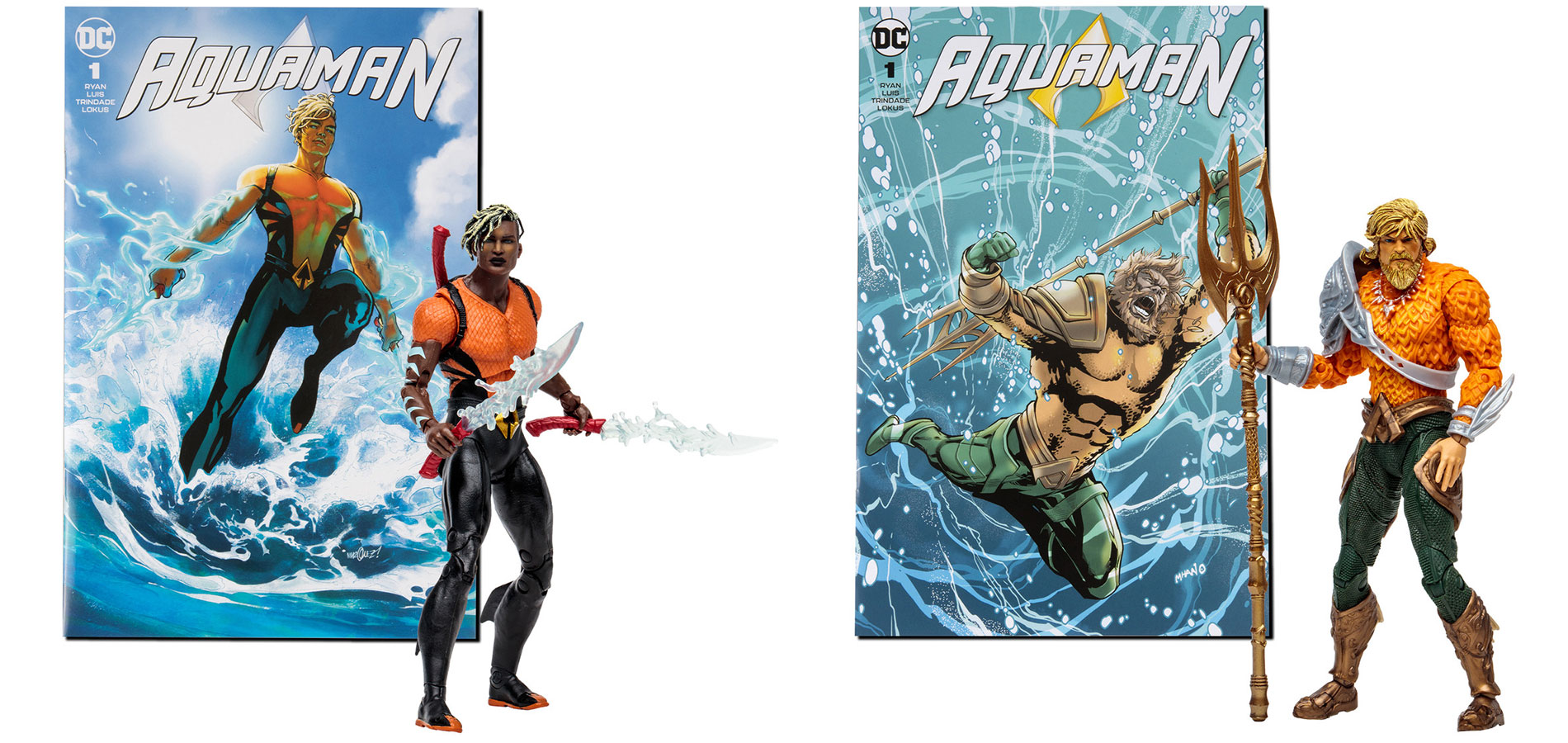 V nabídce McFarlane Toys jsou již dostupné 18cm figurky Aquamana od DC Comics