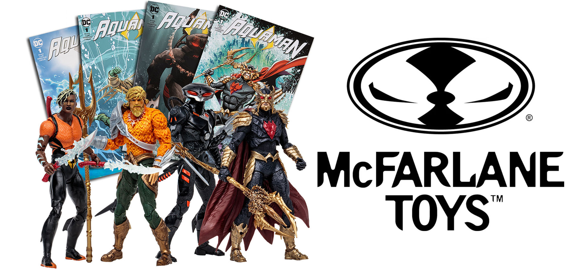 V nabídce McFarlane Toys jsou již dostupné 18cm figurky Aquamana od DC Comics