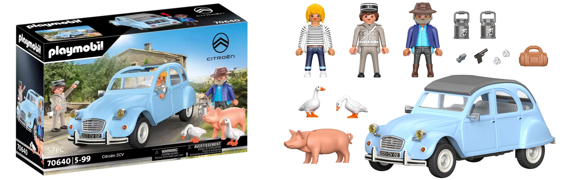 Playmobil představuje ikonický klasický Citroën 2CV