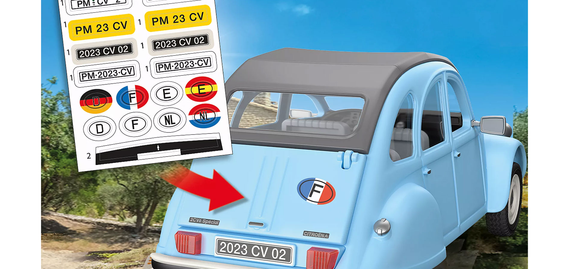 Playmobil představuje ikonický klasický Citroën 2CV