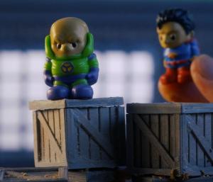 Ooshies Superman a Thor minifigurka