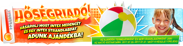 VÝSTRAHA PŘED VEDRY - Kupte bazén Intex a dostanete plážový míč jako dárek!