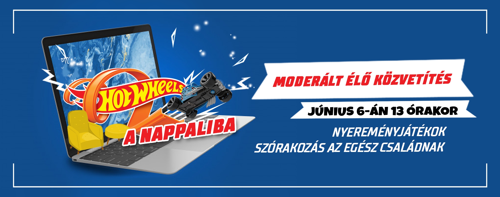Hot Wheels moderovaný přenos na Facebooku