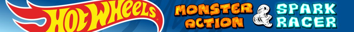 Hot Wheels Monster Action a Spark Racer auta