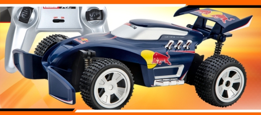 Soutěž o dálkově ovládané auto Carrera Red Bull