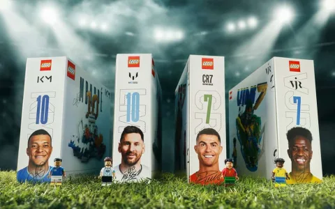 LEGO zazářilo s novými fotbalovými sety představujícími populární sportovce