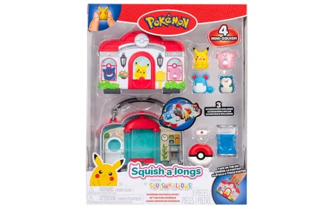 Herní sada Jazwares Squish-A-Longs Pokémon Center