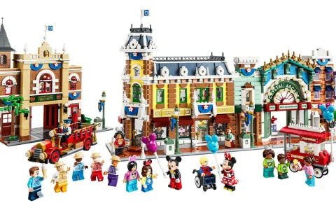LEGO Disney Hlavní ulice obohacuje rodinné stavění kouzelnými detaily.