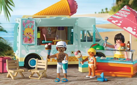 Playmobil zmrzlinový vozík s surfovým obchodem herní sada