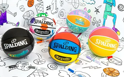 I malí umělci mohou vstoupit do soutěže díky spolupráci Spalding a Crayola.