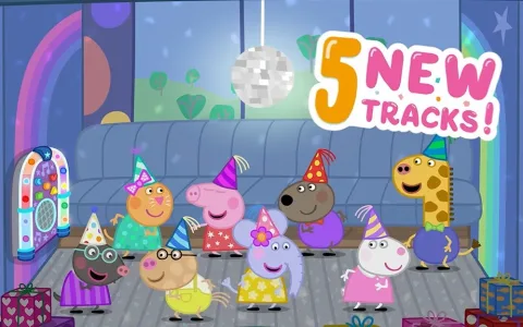 Dostáváte pozvání na největší zpívající a taneční kino párty Peppa Pig.