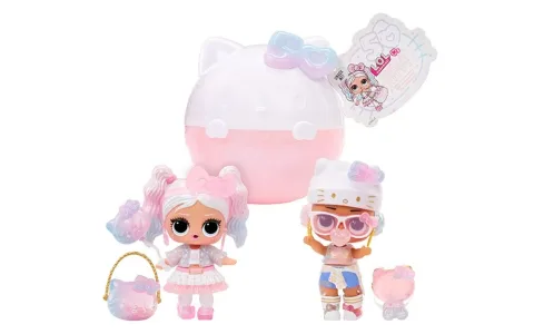 Tyto L.O.L. Surprise! Tots oslavují 50. výročí Hello Kitty.