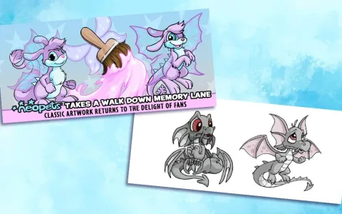 Neopets vrací klasické umění zpět do hry.