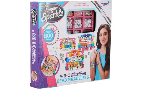 Vyjádři sebe sama s náramky Shimmer ‘n Sparkle ABC Fashion Beads.
