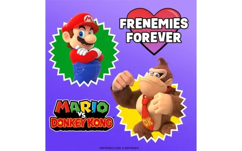 Oslav rivalitu ve vztazích na Valentýna hrou Mario vs. Donkey Kong.