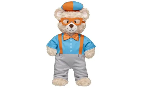 Děti si mohou obléknout své plyšáky Build-A-Bear do nového kostýmu Blippi