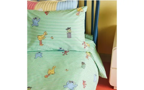 Brooklinen Sesame Street ložnicové a koupelnové kolekce jsou roztomilé a pohodlné.