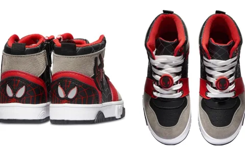 Děti se mohou chlubit novými botami Miles Morales, Spider-Man
