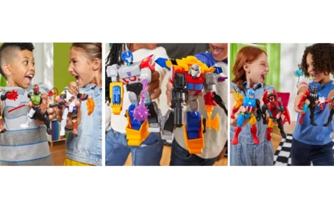 Kombinujte oblíbené postavy vaší rodiny s akčními figurkami MixMashers