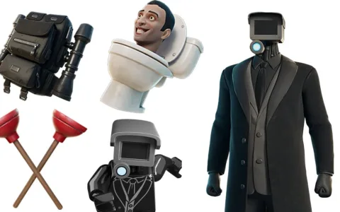 Odstraňte konkurenci s novými předměty Fortnite x Skibidi Toilet!