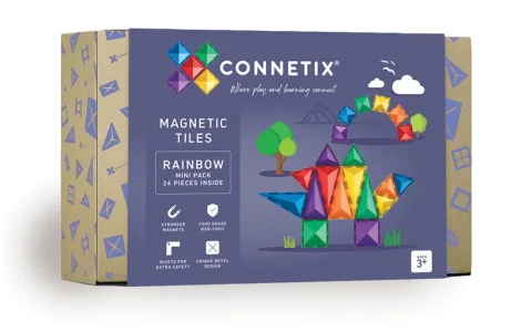 Connetix 24dílná duhová mini sada