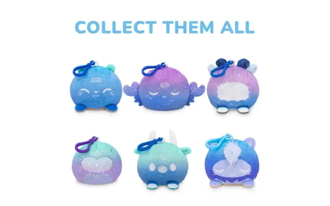 Učte se astrologii s rodinou a oboustrannými zodiakálními plyšáky TeeTurtle
