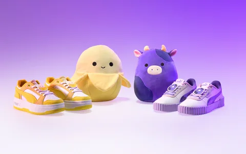 Udělej odvážný krok v druhé kolekci bot PUMA s motivem Squishmallows!