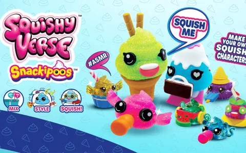 Roztomilé Squishyverse Snackipoos herní dobroty