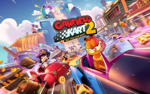 Garfield provádí kočičí návrat v Garfield Kart 2