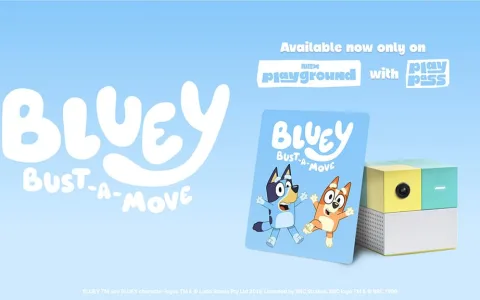 Zapni taneční režim s hračkou Nex Playground Bluey!
