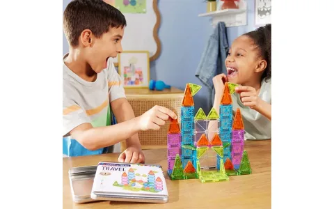 MAGNA-TILES microMAGS Cestovní sada Deluxe 55dílná sada