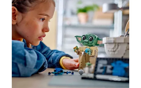LEGO Star Wars Grogu s levitujícím kočárkem