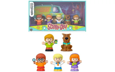 Tento sběratelský set Fisher-Price Scooby-Doo Little People je super skvělý