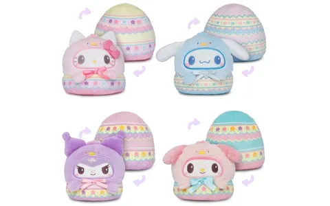 Kifordítható plyšáci Hello Kitty a TeeTurtle a svých přátel jsou úžasní.