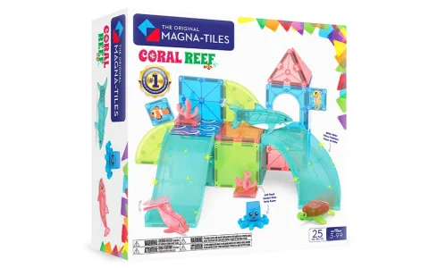 MAGNA-TILES® Korálový útes magnetická stavebnice, 25 dílů