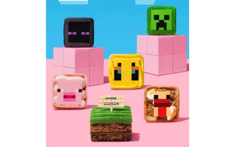 Rodiny si zamilují nové sušenky Minecraft od Crumblu