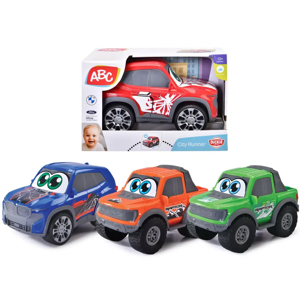 ABC City Runner autíčko různé, 1 ks - Dickie Toys obrázek 1