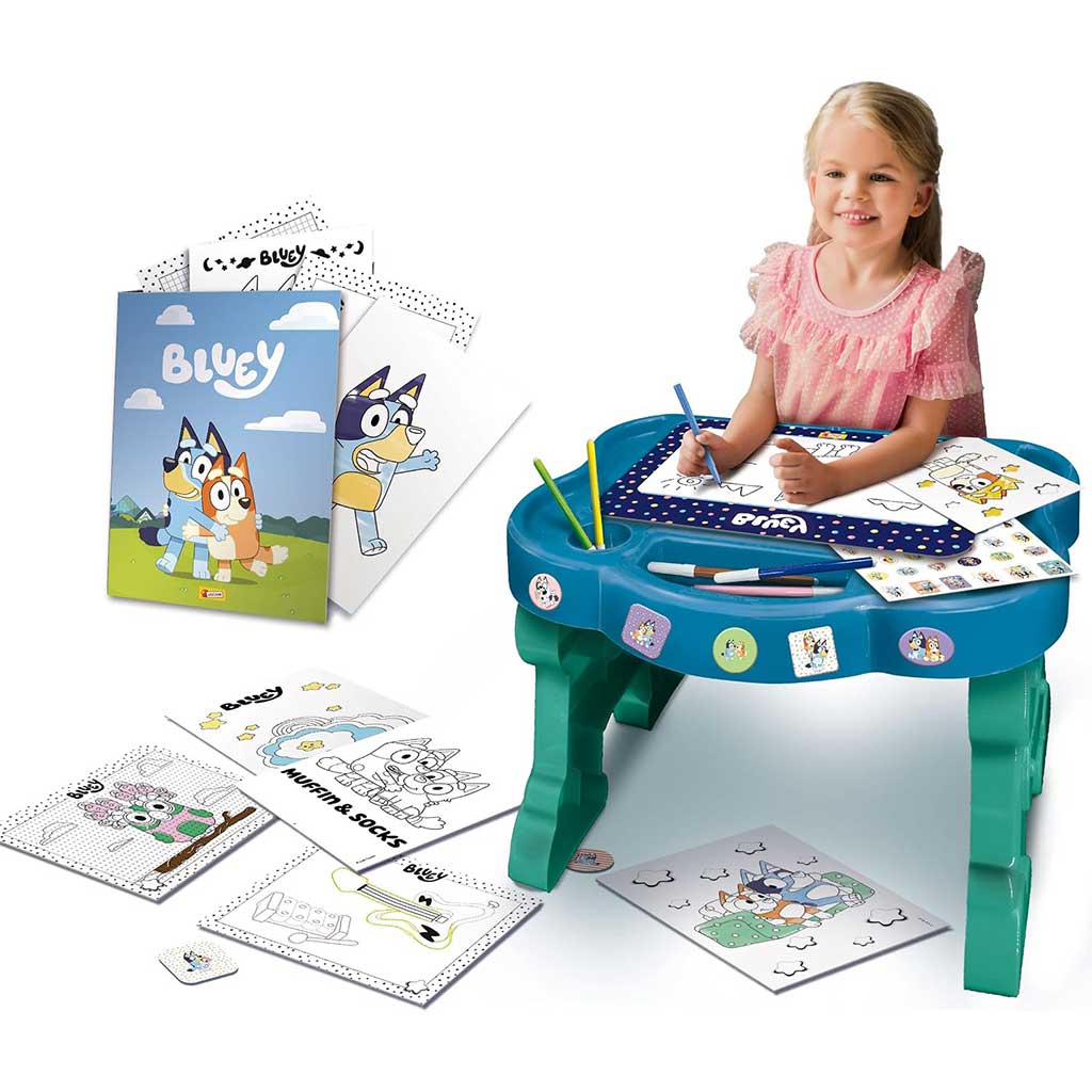 Bluey Art Desk kreslící herní set - Lisciani obrázek 2