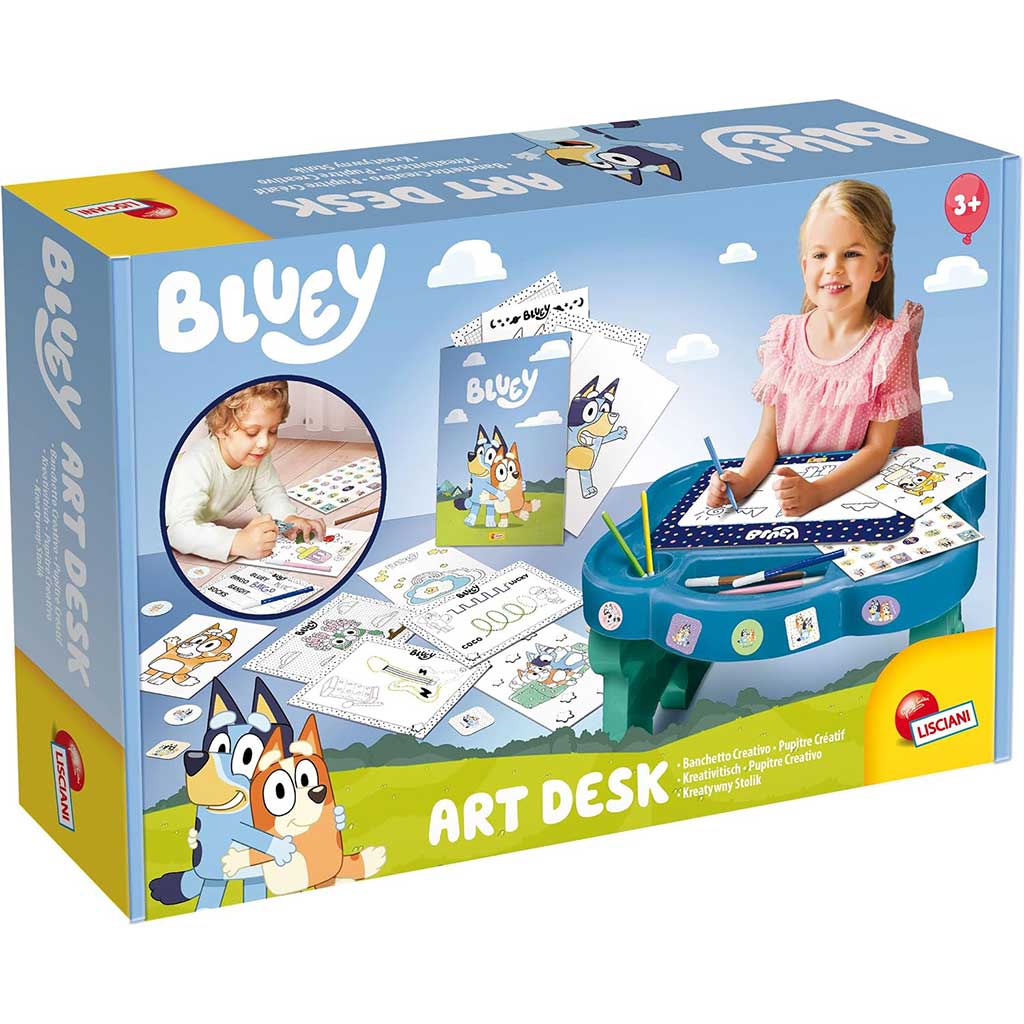 Bluey Art Desk kreslící herní set - Lisciani obrázek 1