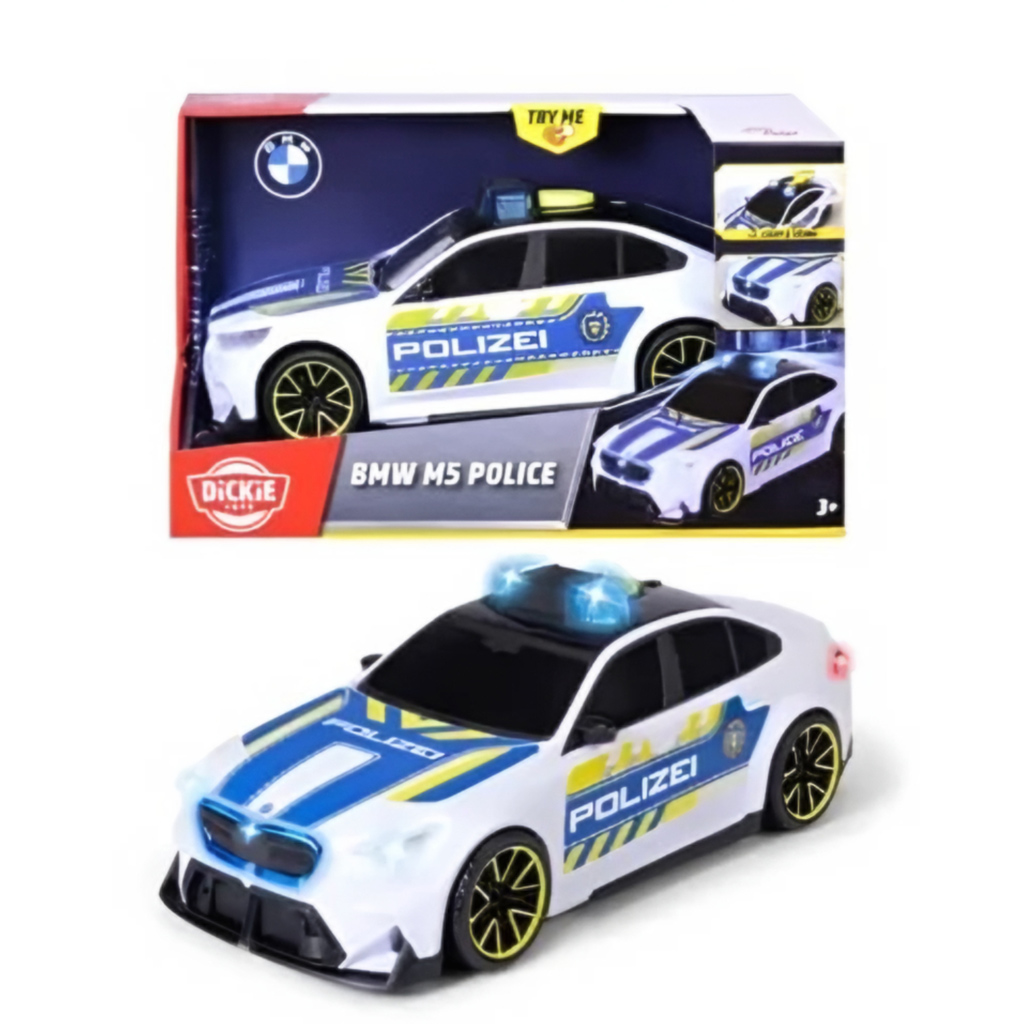 BMW M5 Police autíčko se světlem a zvukem 25cm - Dickie Toys obrázek 1