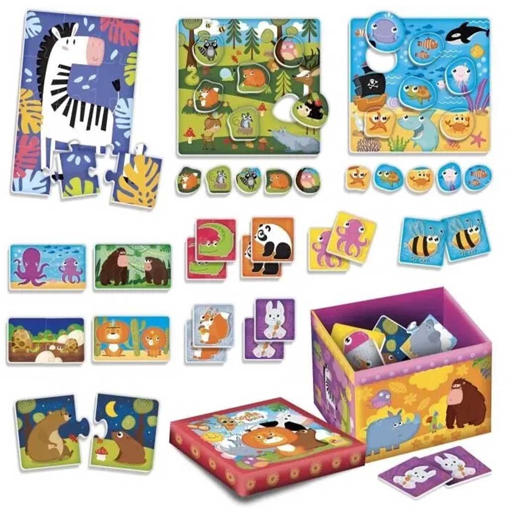 Carotina Baby: Super Box 10 vzdělávacích her - Lisciani obrázek 2