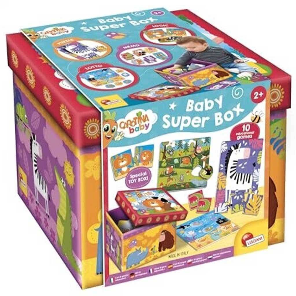 Carotina Baby: Super Box 10 vzdělávacích her - Lisciani obrázek 1